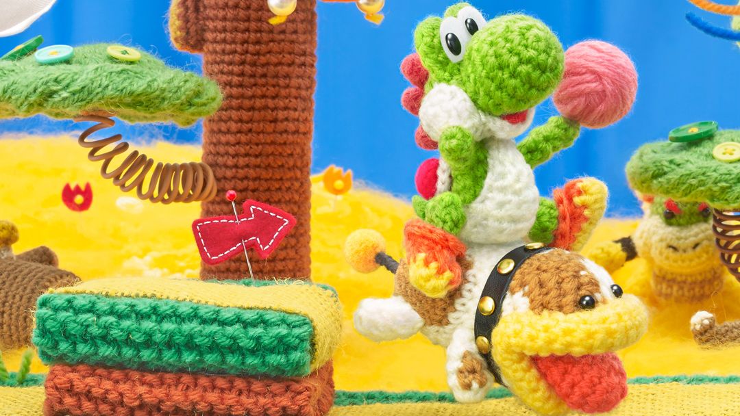 Yoshis woolly world 1-4 stamps